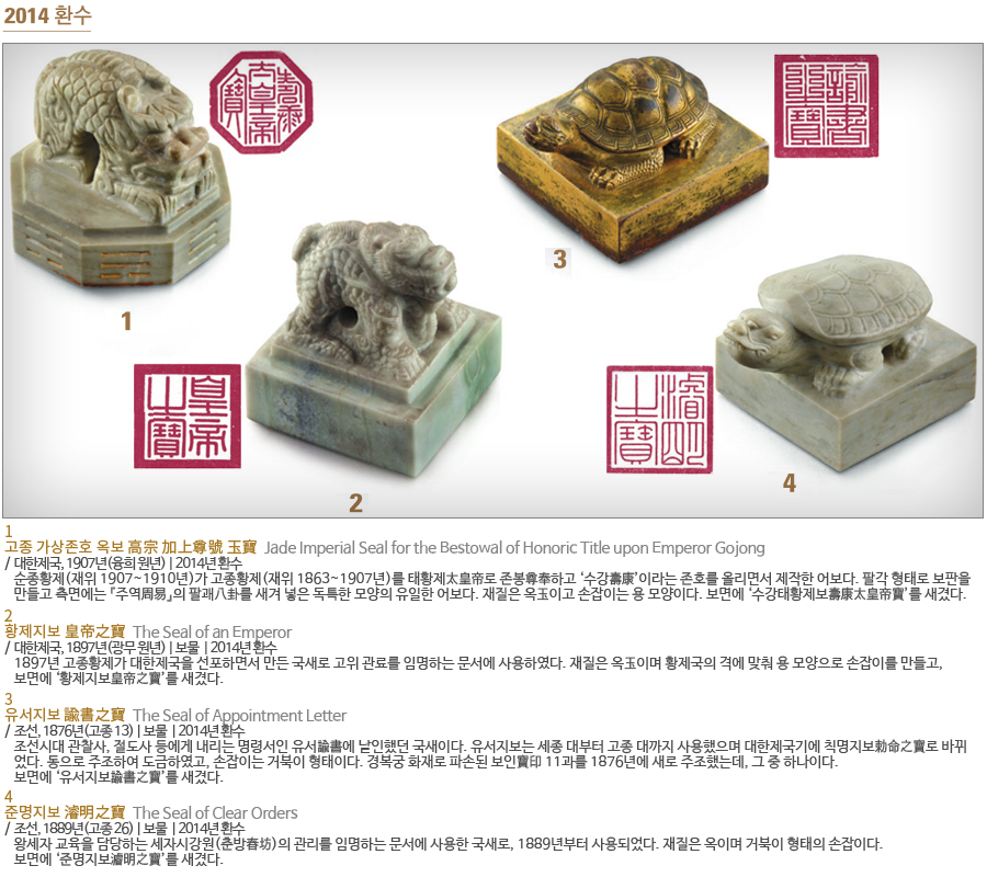 조선 왕실의 어보 조선 왕실의 어보