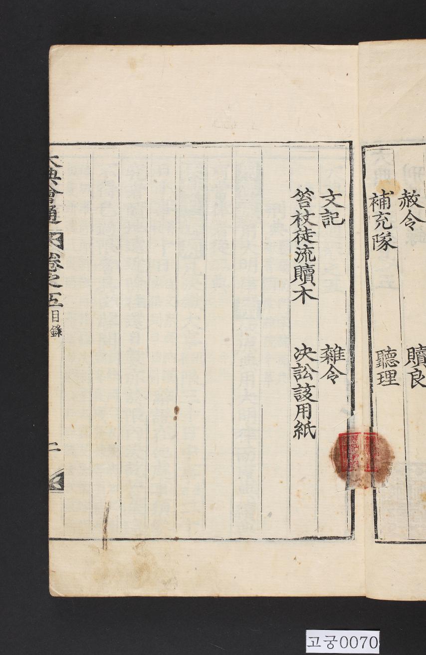 대전회통(제5책)