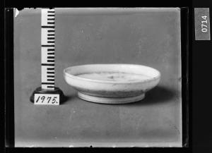 백자접시 유리건판