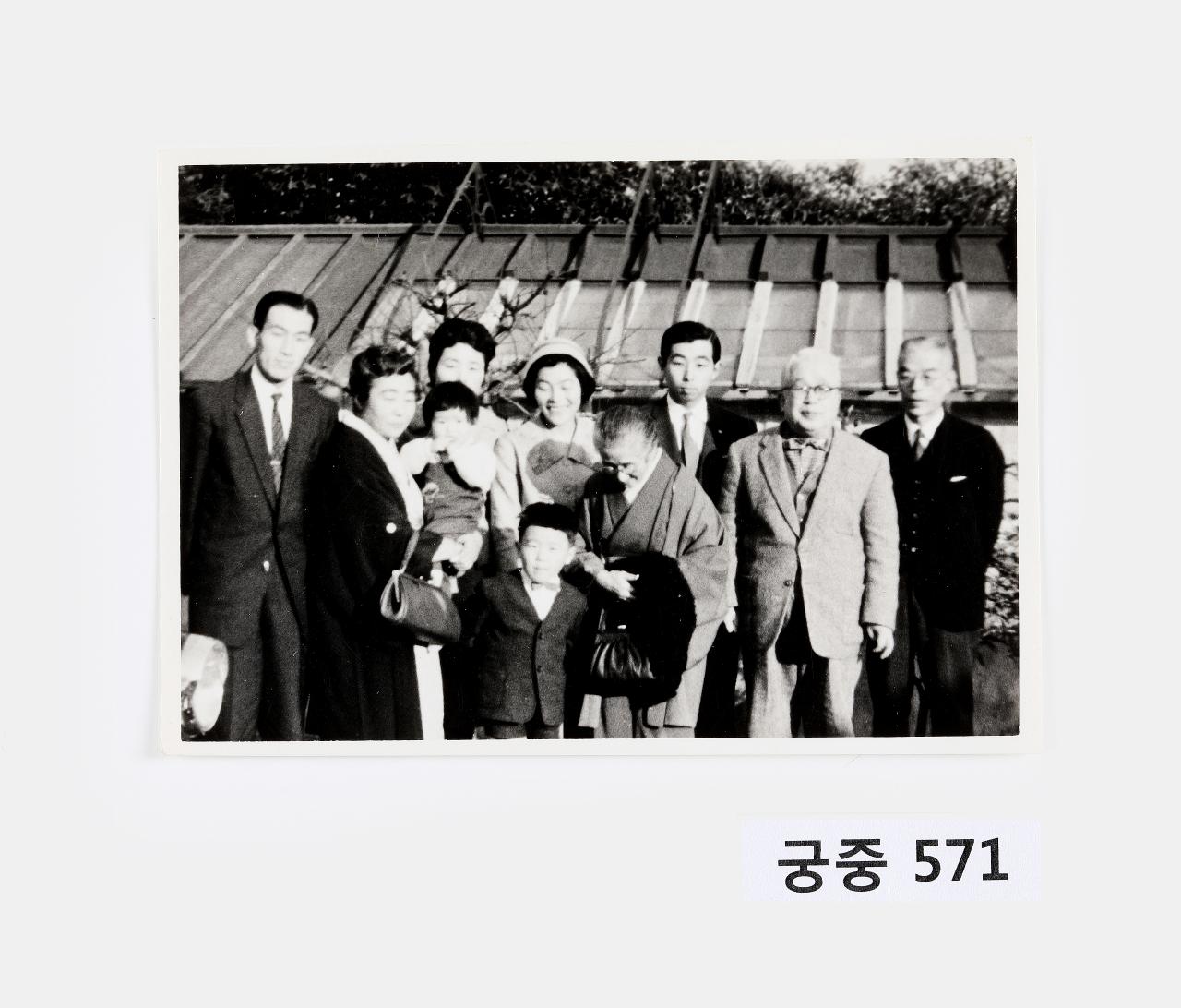 영친왕과 일행 사진