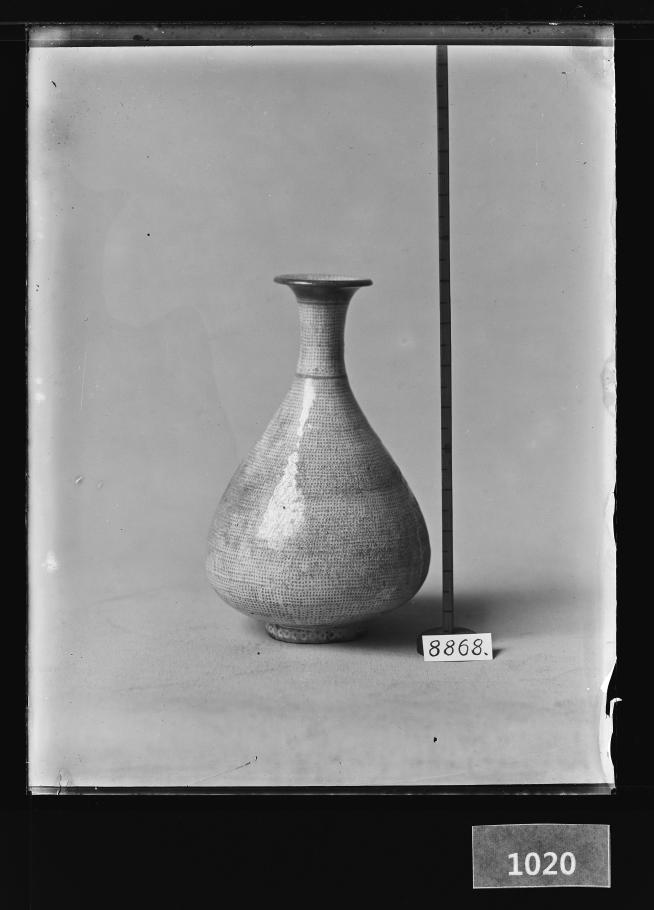 분청사기인화문병 유리건판