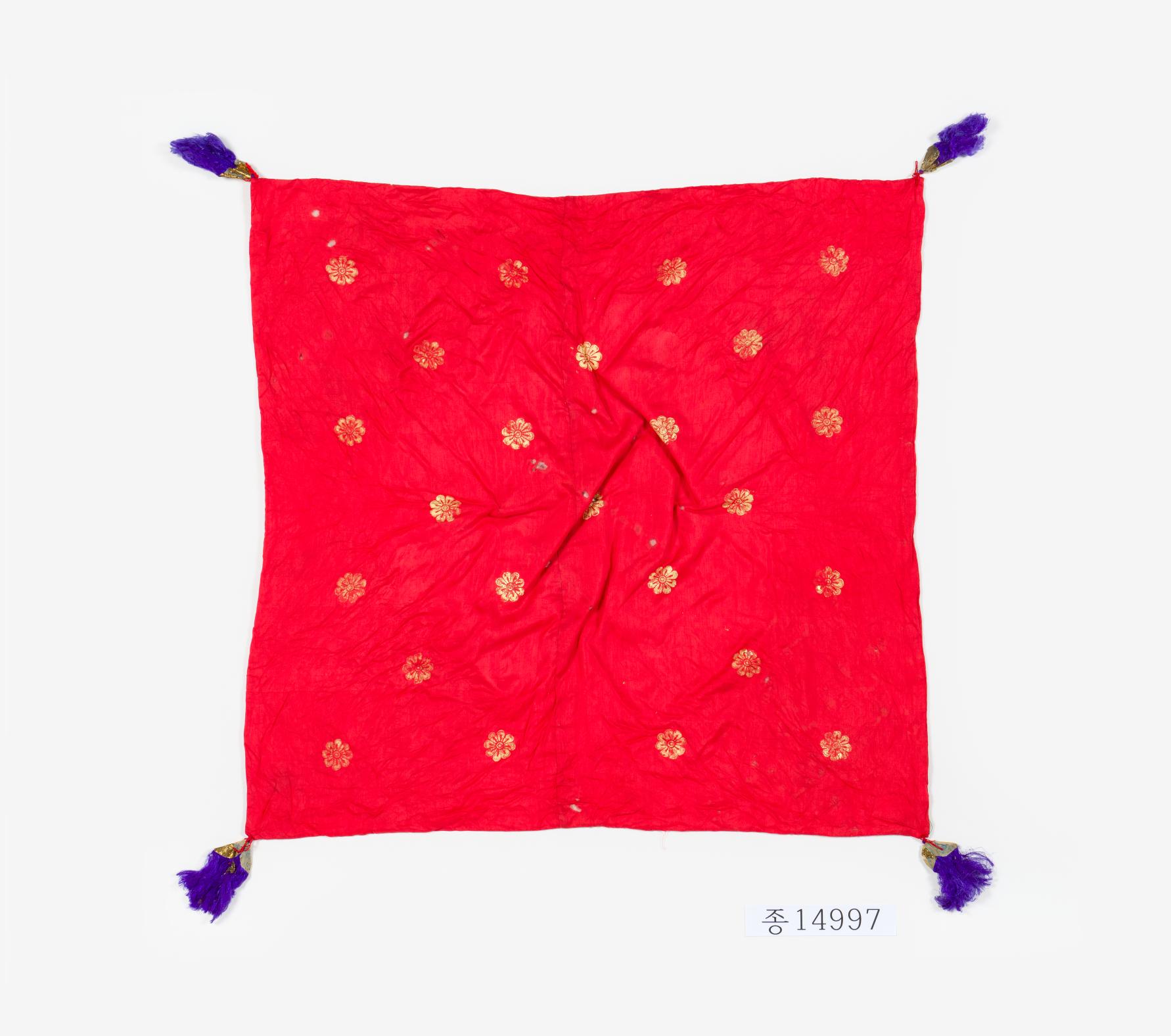 금박소화문주 어보보자기