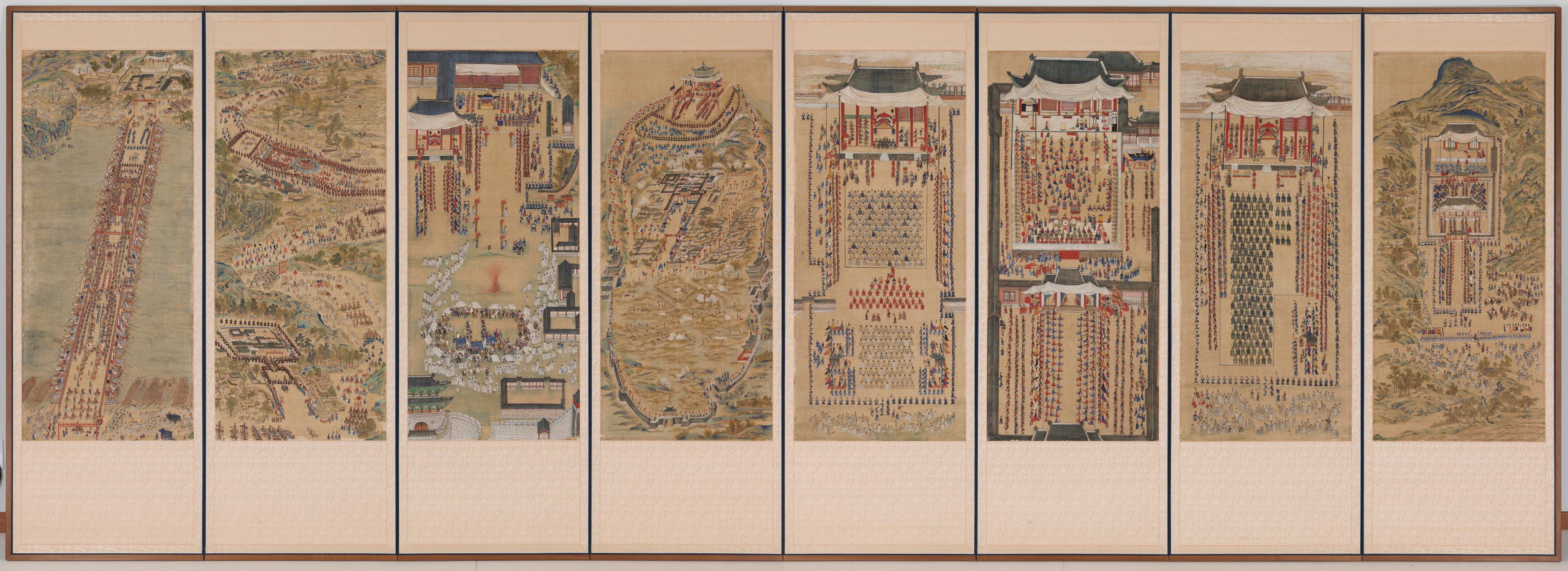 화성능행도병풍