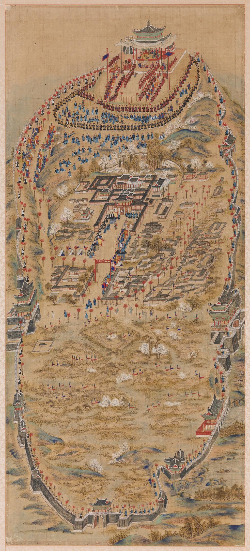 화성능행도병풍