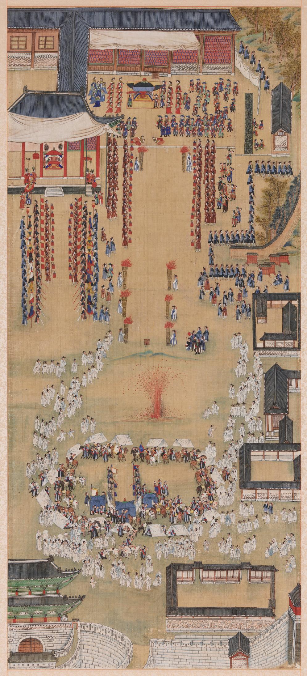 화성능행도병풍