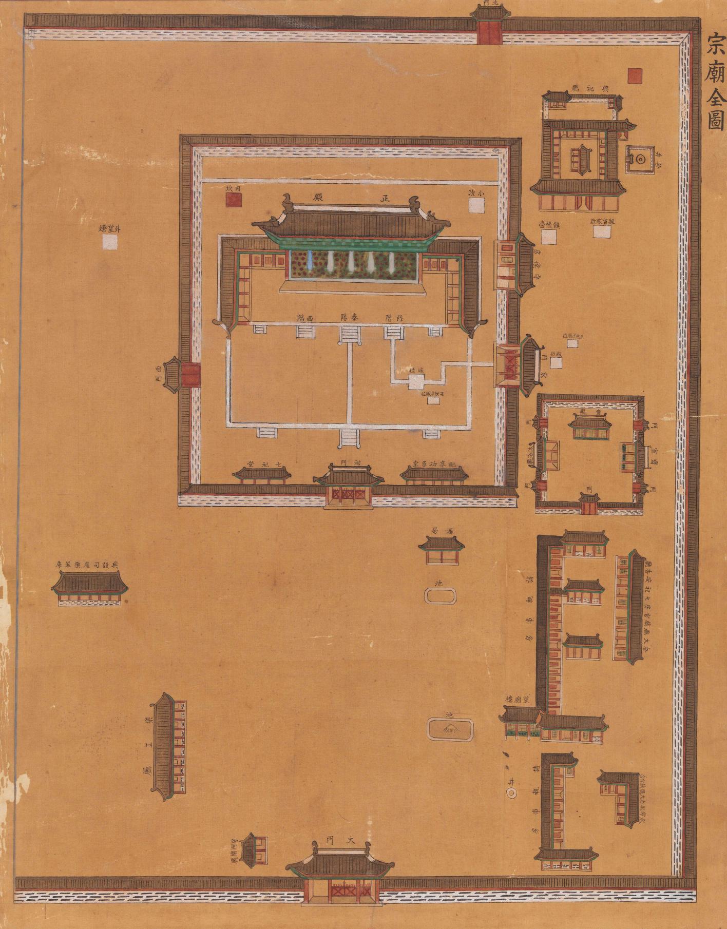 종묘친제규제도설병풍