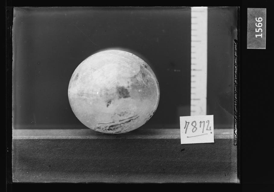 청자마상배 유리건판