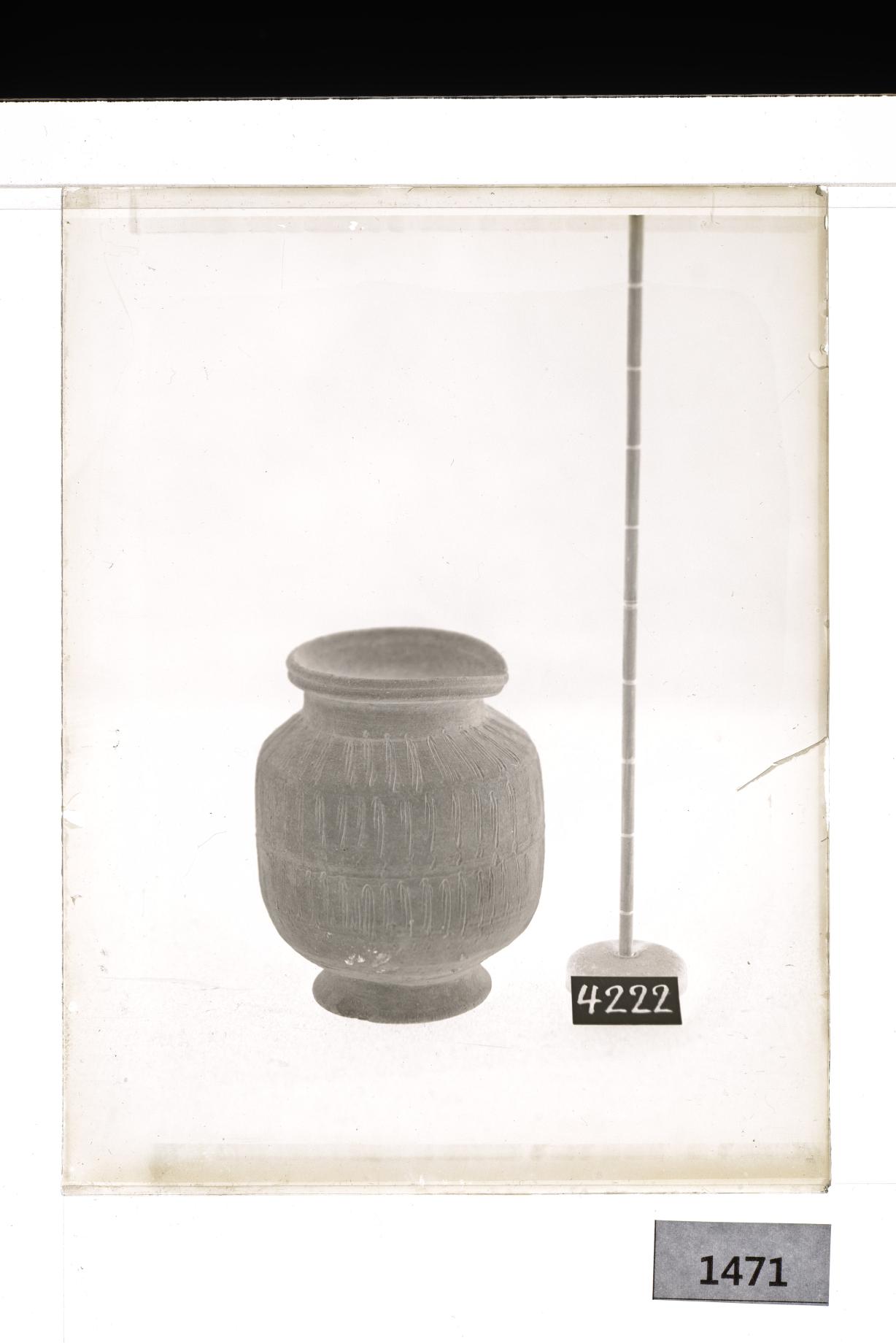 토기인화문대부호 유리건판