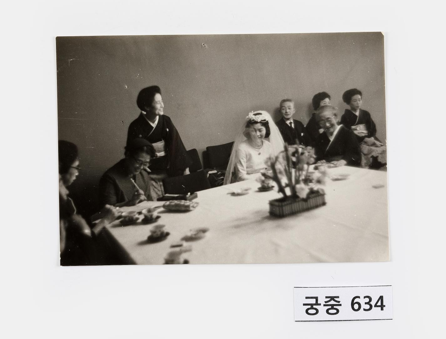 신부와 영친왕비 일행 사진