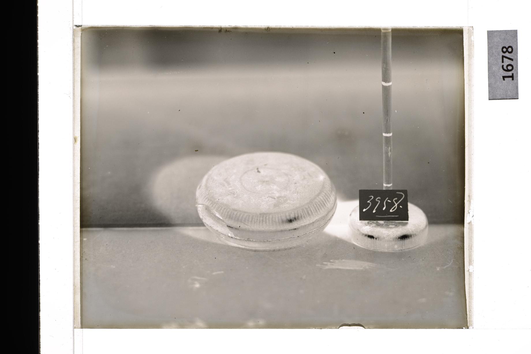 청자상감동자문합 유리건판