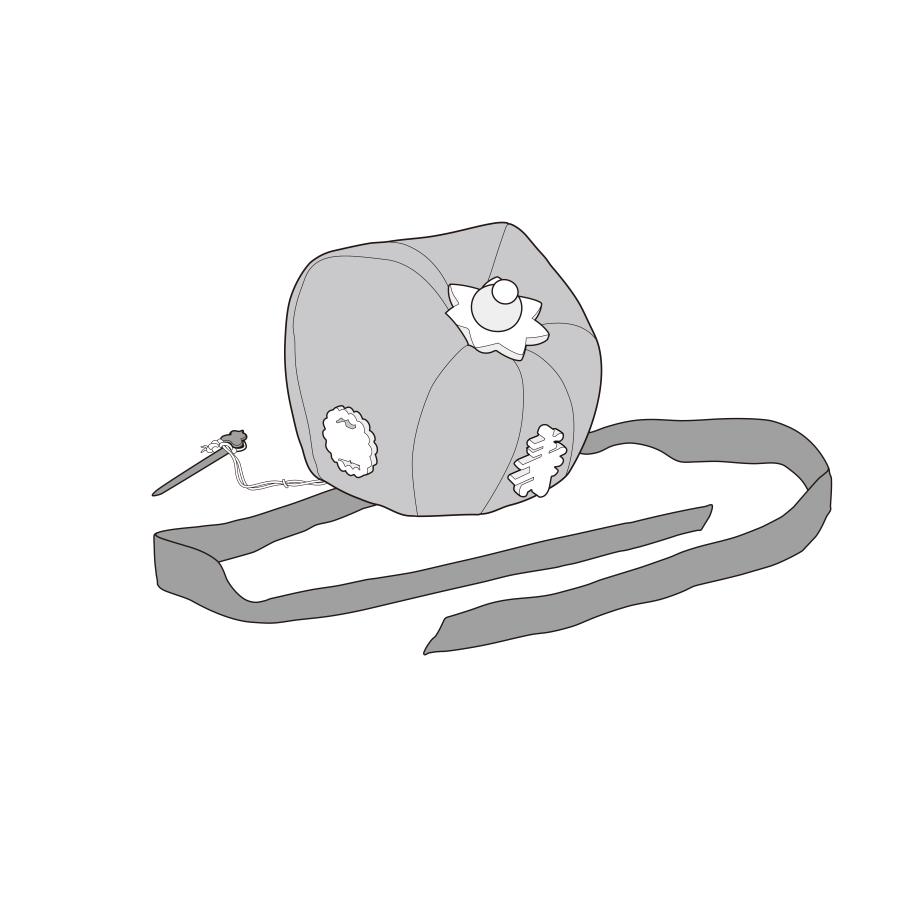 영친왕비 족두리