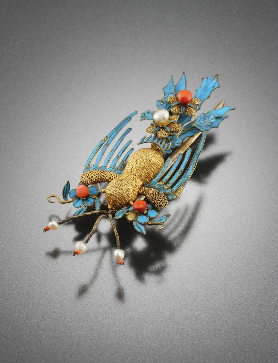 영친왕비 니사봉황앞꽂이