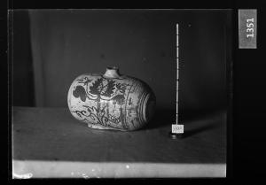 분청사기철화화문장군 유리건판