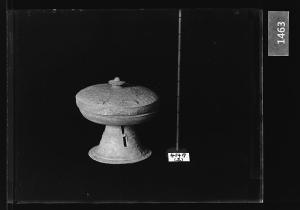 토기유개고배 유리건판