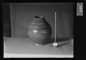 분청사기인화문병 유리건판