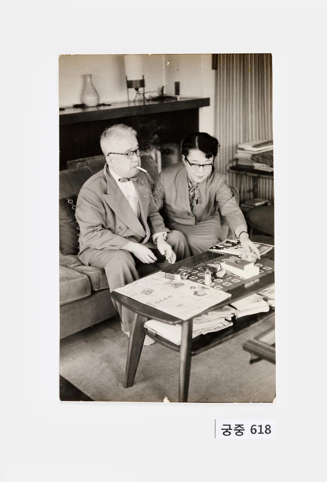 영친왕 부부 사진